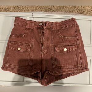SHEIN Brown Women's Shorts